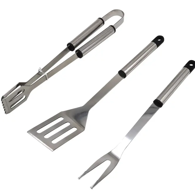 3 RÉSZES GRILLEZŐESZKÖZ-KÉSZLET KY3707