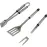 3 RÉSZES GRILLEZŐESZKÖZ-KÉSZLET KY3707