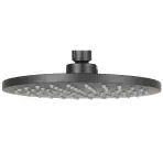 Zuhanyfej Round Black 20 cm