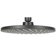 Zuhanyfej Round Black 20 cm