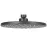 Zuhanyfej Round Black 20 cm