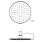 Zuhanyfej Round Black 20 cm,2