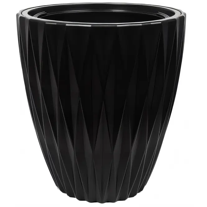 Virágcserép Caro 30 fekete 5780-084