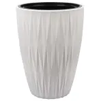 Virágcserép Caro Slim 30 fehér 5820-011