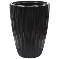 Virágcserép Caro Slim 30 fekete 5820-084