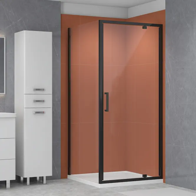 Zuhanykabin Modo 80x80 black,2