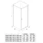 Zuhanykabin Modo 80x80 black,3