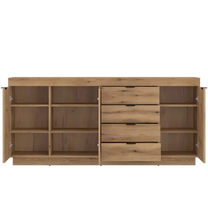 Komód Delamar 3d4s Tölgy Coast Evoke /PVC Dce,3