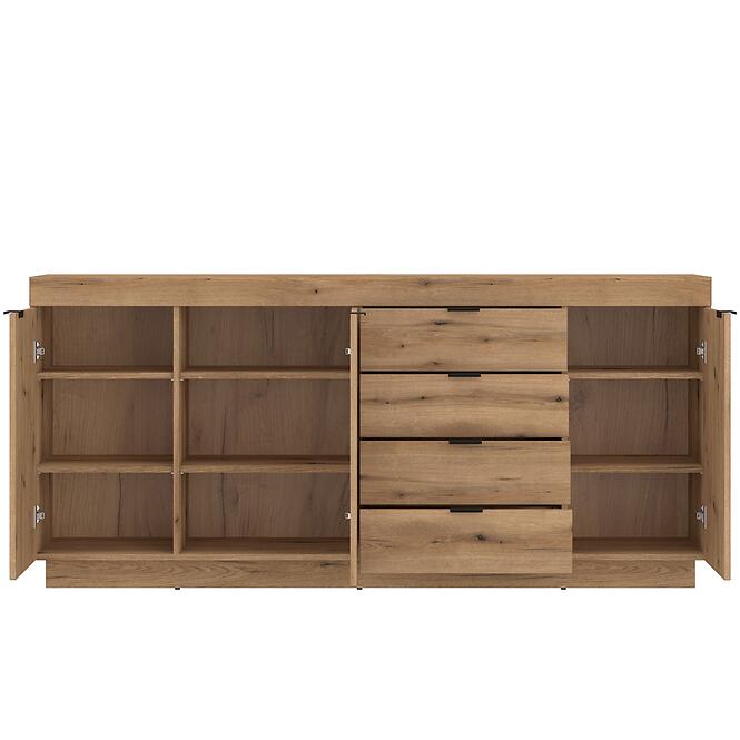 Komód Delamar 3d4s Tölgy Coast Evoke /PVC Dce,3
