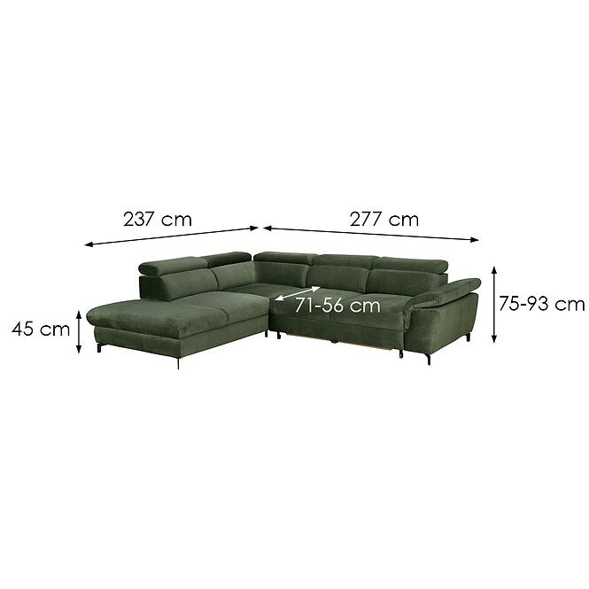 Sarokgarnitúra szett Alegra OT-2R Vogue 11