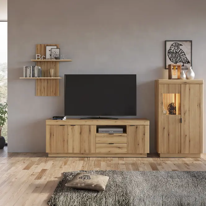 Komód Rtv Delamar 2d2s Tölgy Coast Evoke /PVC Dce