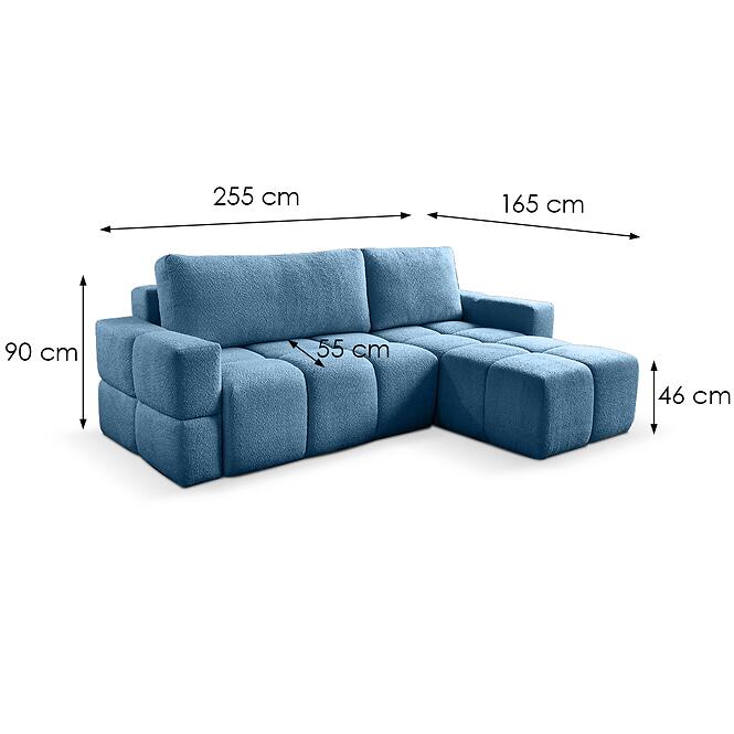 Sarokgarnitúra szett Lusso Coral 10,6