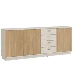 Komód Mosano LUSK103 3D4S tölgy cremona/kasmír