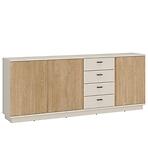 Komód Mosano LUSK103 3D4S tölgy cremona/kasmír