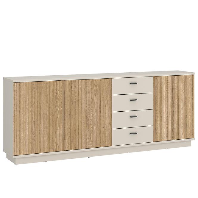 Komód Mosano LUSK103 3D4S tölgy cremona/kasmír