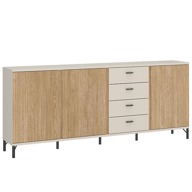 Komód Mosano LUSK103 3D4S tölgy cremona/kasmír,5