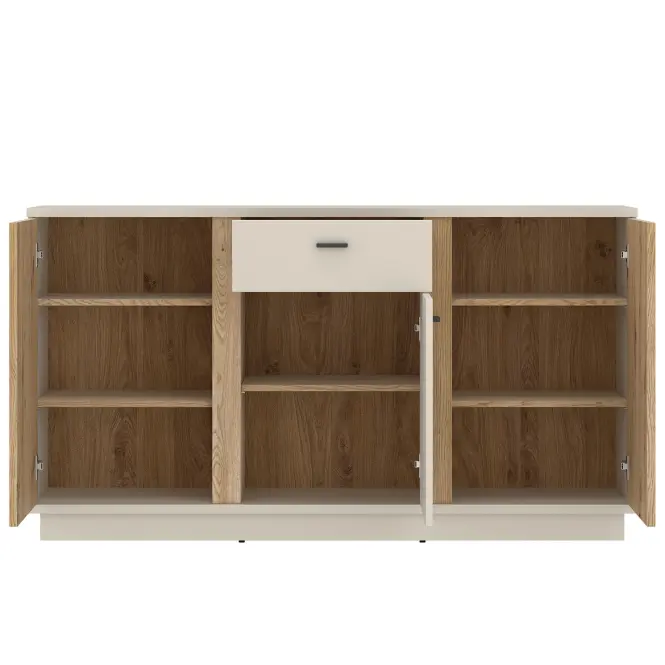 Komód Mosano LUSK101 3D1S tölgy cremona/kasmír,3