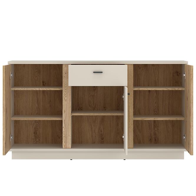 Komód Mosano LUSK101 3D1S tölgy cremona/kasmír,3