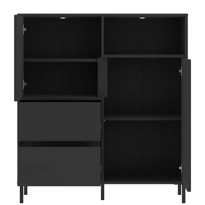 Komód Avenale AVEK03 U139 2D2S antracit,3