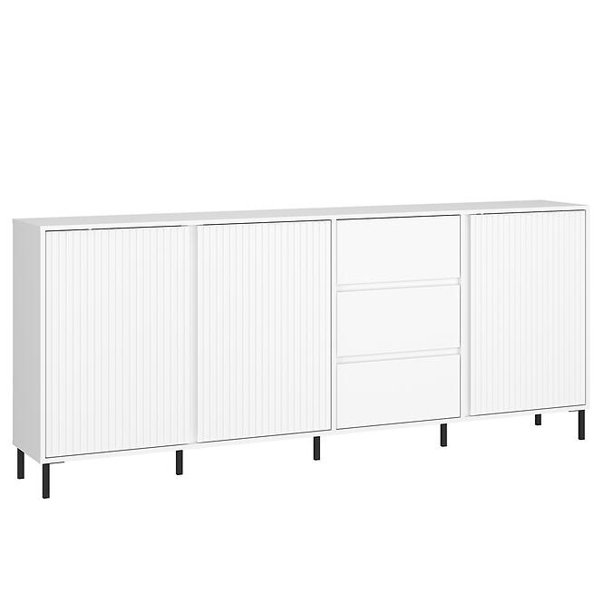 Komód Avenale AVEK02 U008 3D3S fehér/fehér alpesi