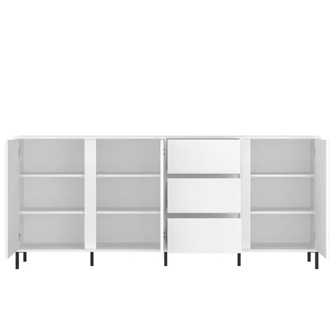 Komód Avenale AVEK02 U008 3D3S fehér/fehér alpesi,3