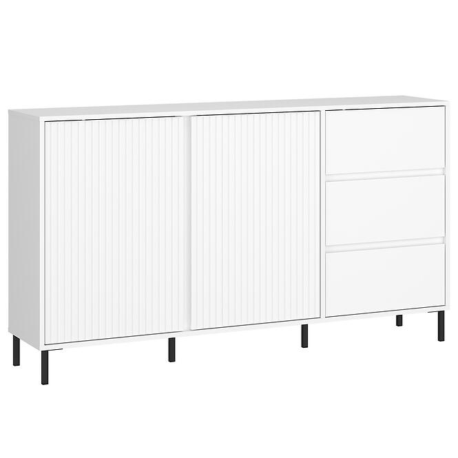 Komód Avenale AVEK01 U008 2D3S fehér/fehér alpesi