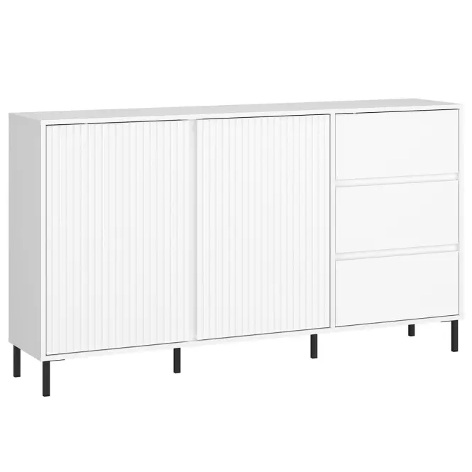 Komód Avenale AVEK01 U008 2D3S fehér/fehér alpesi