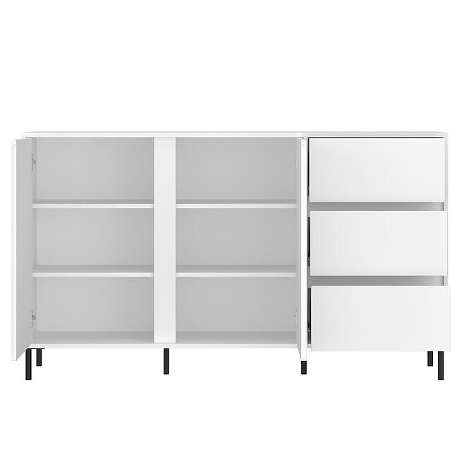 Komód Avenale AVEK01 U008 2D3S fehér/fehér alpesi