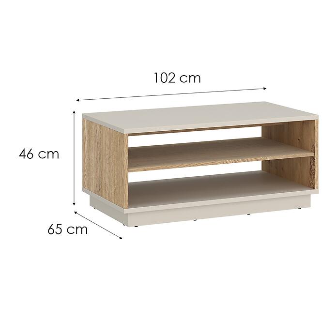 Dohányzóasztal Mosano LUST101 kasmír