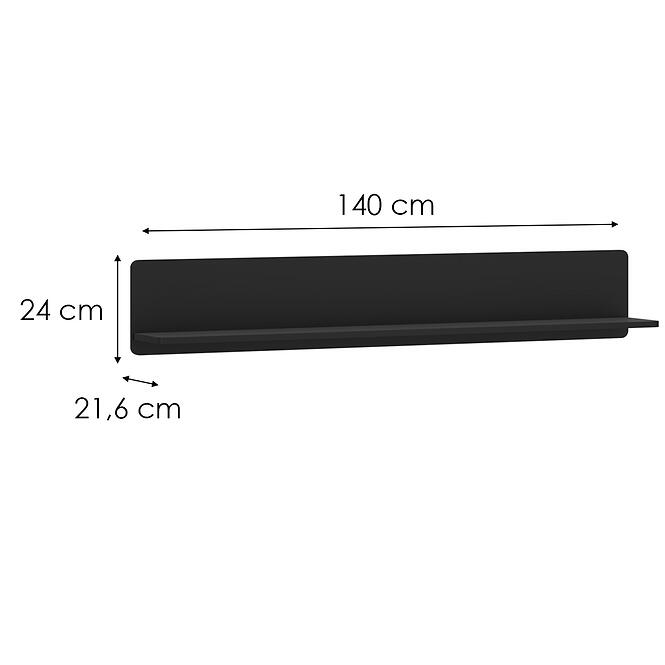 Falipolc Norica LAZP01 U114 fekete