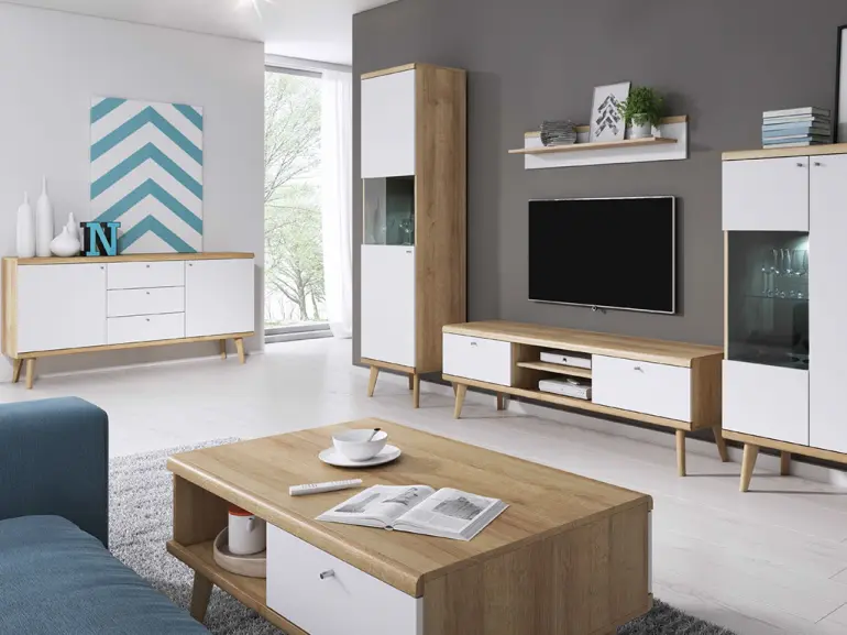 Szekrény Primo PL107 tölgy riviera,4