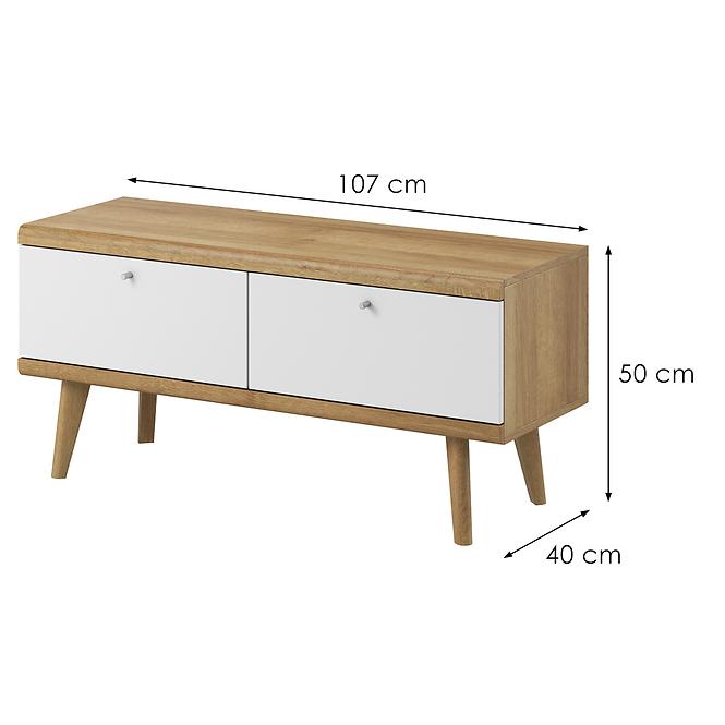 Kombinált bútor Primo tv asztal PRTV107 tölgy riviera
