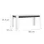 Asztal MWST07 160-200x90 fehér,2