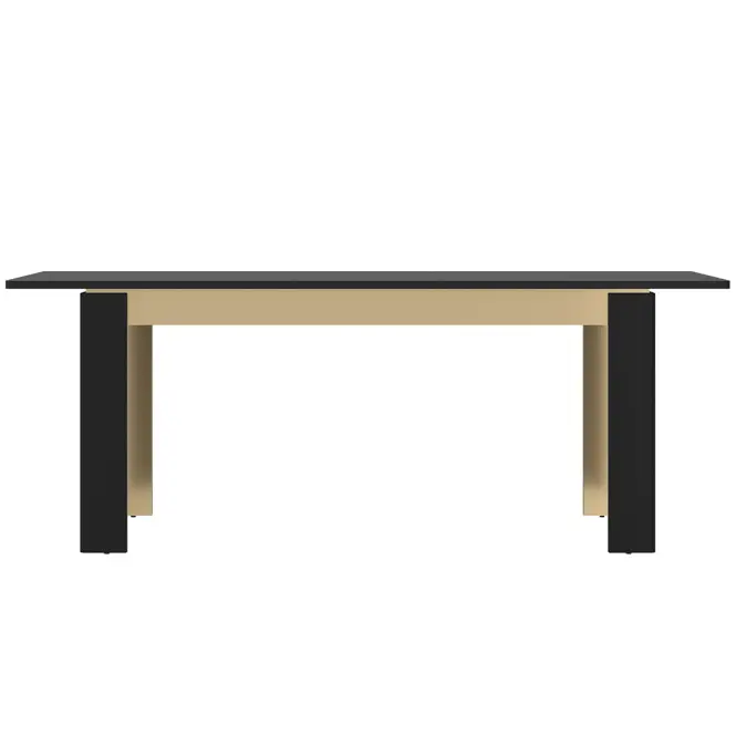 Asztal Norica LAZT02 U114 160-200 fekete