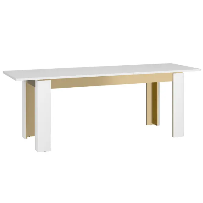 Asztal Lazio LAZT02 U008/U080 160-200 fehér alpesi