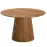 Asztal Lamellákkal Metz 120x120 3 Tölgy