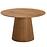 Asztal Lamellákkal Metz 120x120 3 Tölgy