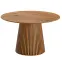 Asztal Lamellákkal Metz 120x120 3 Tölgy