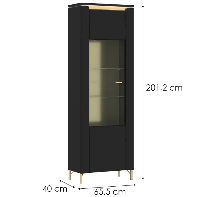 Vitrin Norica LAZV01 U1141D fekete