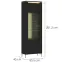 Vitrin Norica LAZV01 U1141D fekete,2