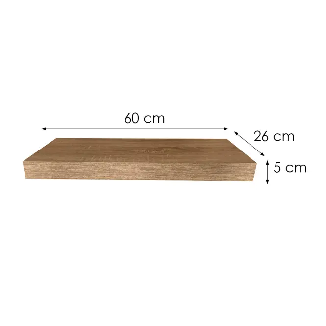 Polc Ligno 60 13181 Természetes