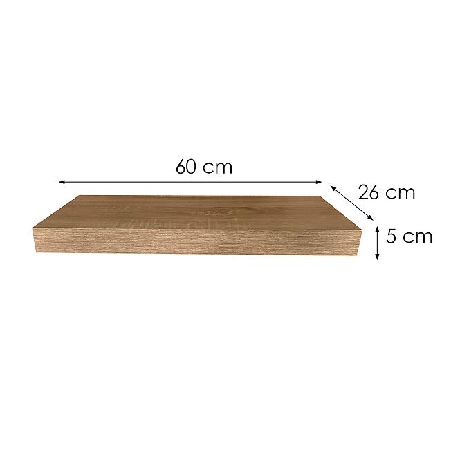 Polc Ligno 60 13181 Természetes