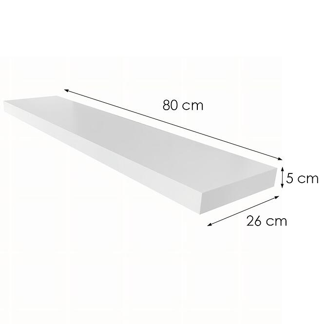 Polc Ligno 80 13184 Fehér