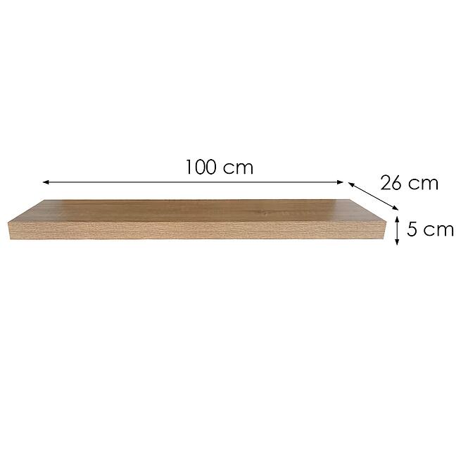 Polc Ligno 100 13223 Természetes