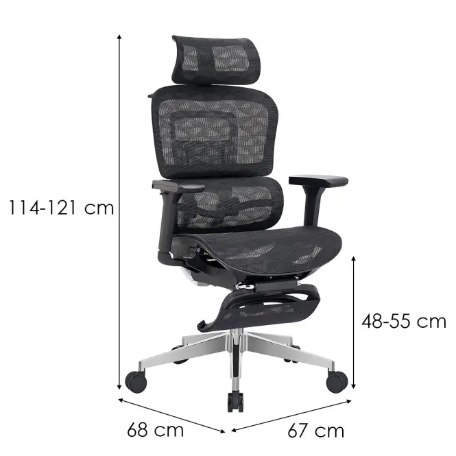 Szék Evox 13113 Fekete
