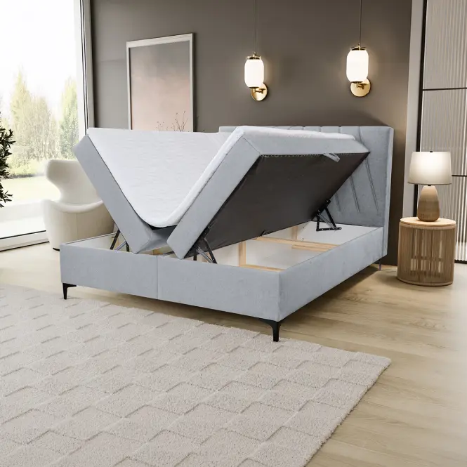 Kontinentális ágy Capri 160x200 + topper Whisper 17
