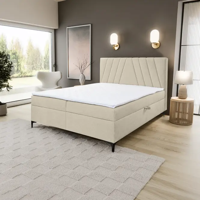 Kontinentális ágy Capri 160x200 + topper Whisper 2