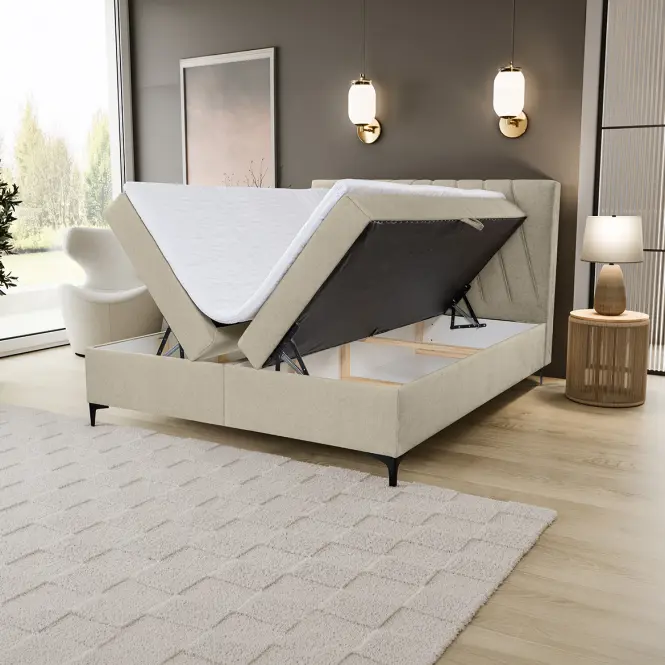 Kontinentális ágy Capri 160x200 + topper Whisper 2