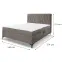Kontinentális ágy Capri 160x200 + topper Whisper 5,5