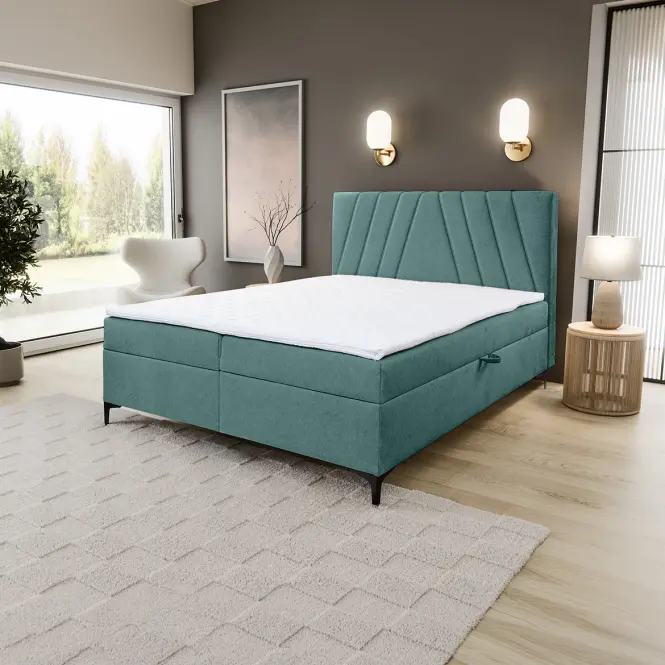 Kontinentális ágy Capri 160x200 + topper Whisper 12